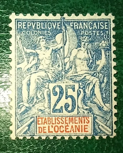 Francobollo francese oceanico - francobollo,