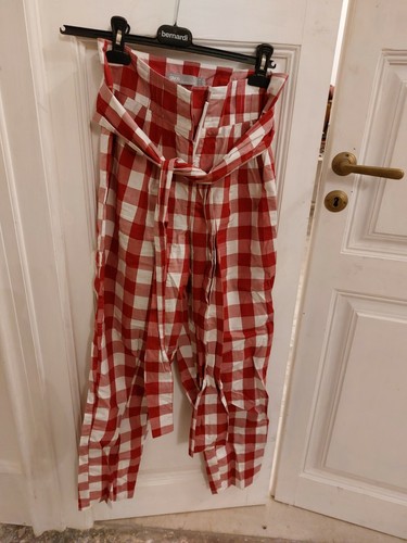 Pantalone vita alta tartan - pantalone,