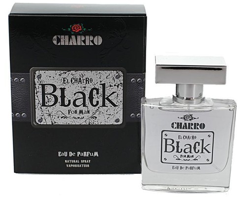Charro black for men eau - black,
