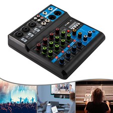 Mixer Audio Console Mixing Suono Mixing Alimentazione USB per Registrazione/DJ/Karaoke