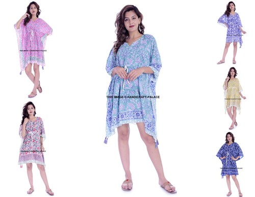 Cotone indiano caftano - 5,