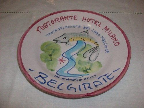 Piatto buon ricordo ristorante - ricordo,