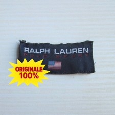 Etichetta Ralph Lauren Polo Sport Vintage Anno 2003–Originale 100% USA–6x2,5 cm