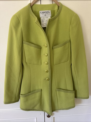 Giacca vintage chanel - giacca, verde