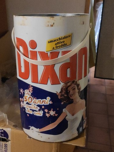 Fustino metallo dixan vintage - fustino,