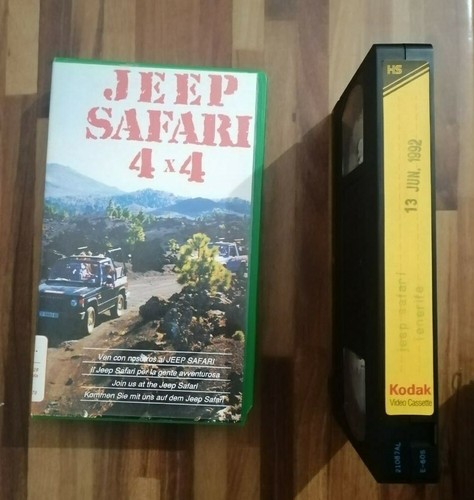 Vhs jeep safari - vhs,