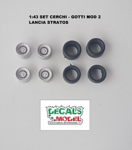 Set cerchi lancia - 1:43,
