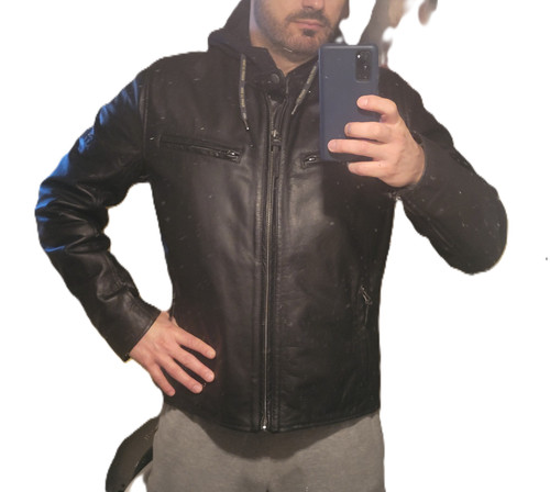 Giacca moto uomo pelle - , norton