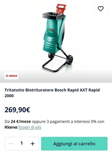 Bio trituratore tritatutto - bio, trituratore/tritatutto