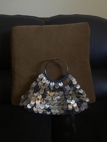 Borsa paillettes hobo fatta a - paillettes,