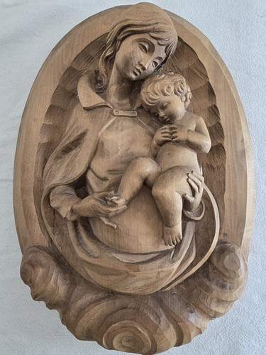 Scultura madonna con - di,