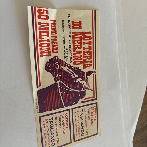 Biglietto lotteria nazionale - lotteria,