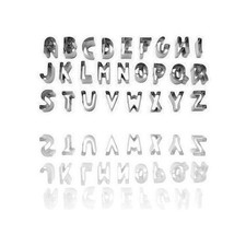 FORMINE PER BISCOTTI LETTERE