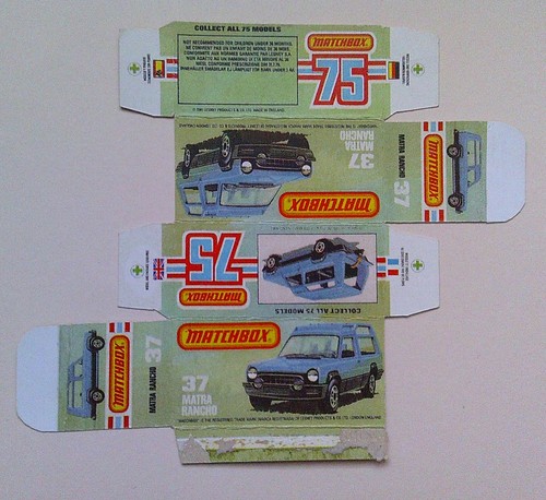 Modello per repro box matchbox - per,