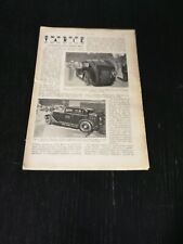 1934 CARBONE VEGETALE CARBURANTI NAZIONALI 2 ARTICOLI D' EPOCA ANNI 30
