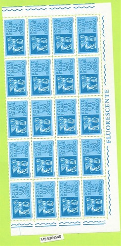 Lotto foglio 20 francobolli - foglio,