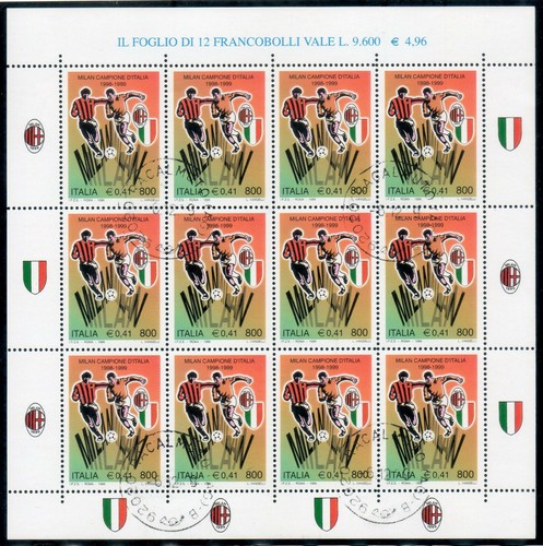 Italia 1999 minifoglio milan - -,