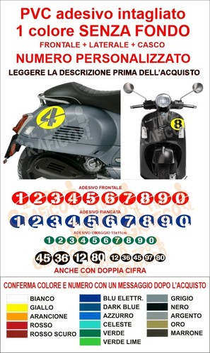 Adesivi vespa giorni sei - vespa, 6