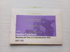 Harley-Davidson SXT 125 1975 manuale uso manutenzione originale owner's manual