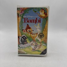 Bambi vhs movie - vhs, 1989