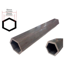 1 METRO BARRA TUBO ESAGONALE