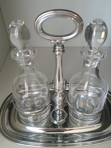 Set oliera argento 800 vintage