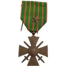 z10/10/2025 (REF28798) Medaglia militare croce di guerra 14/18 ww1 medaglia f...