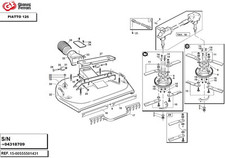 Disco sinistro + disco destro piatto trattorino GIANNI FERRARI BIEFFEBI PG126 