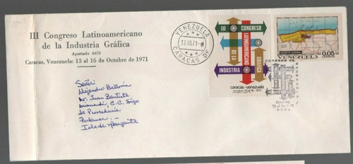 Venezuela 1971 copertina con - copertina,