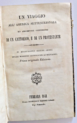 Viaggio all america - un,