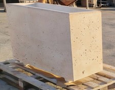 fioriera in cemento bianco antichizzato rettangolare 100x35xh60cm