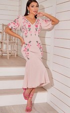 Maxi abito ricamato Chi Chi