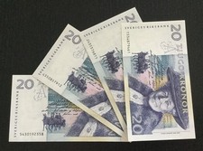 Svezia corone 1991 1995 unc - svezia, 20