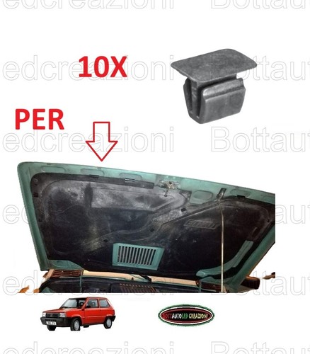 Kit clip pannello - 10,