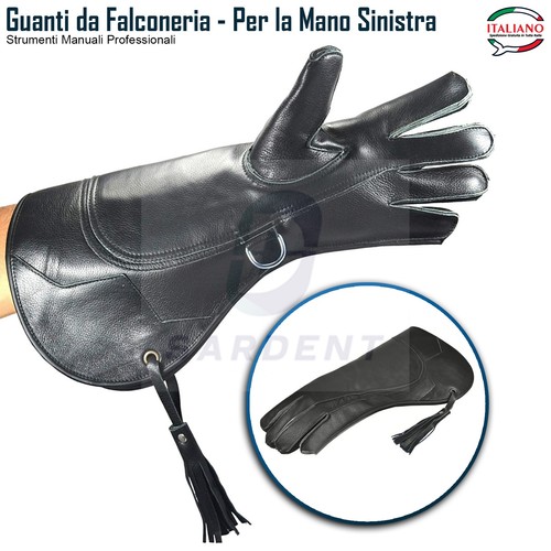 Guanti falconeria pelle - guanti,