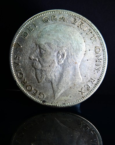 Mezza corona giorgio 1928 - corona, v
