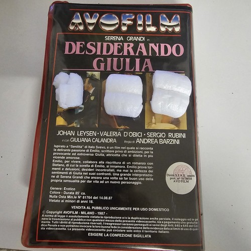 Avofilm vhs desiderando giulia - avofilm,