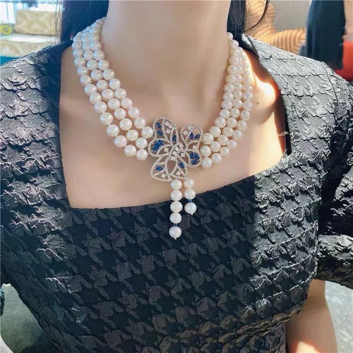 Collana perle bianche - perle,