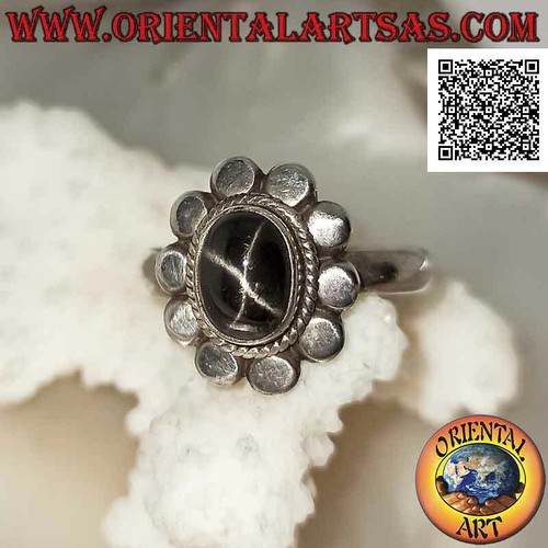 Anello argento 925 black - in,