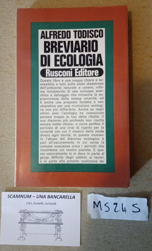 Breviario ecologia alfredo - breviario, di