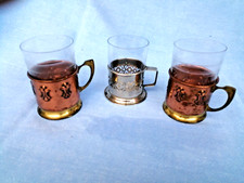 TRE BICCHIERI ANTICHI DA COLLEZIONE