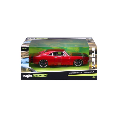 Dodge charger 1969 rouge - dodge,