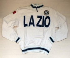 1673/254  SS LAZIO FELPA GIACCHETTO 1/2 ZIP STEMMA ITALIA