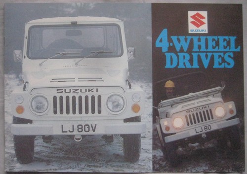Brochure suzuki lj80v - suzuki, e