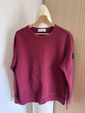 Felpa Girocollo Rossa Stone Island