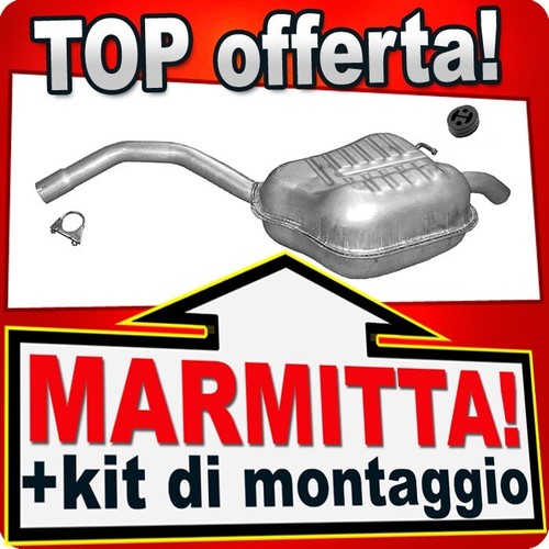 Silenziatore posteriore per - silenziatore,
