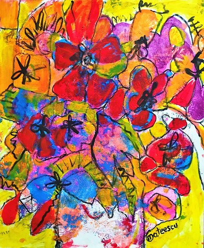 Fiori originali arte - originali,