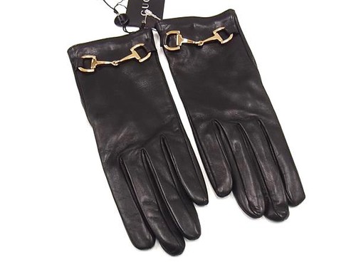 Guanto gucci horsebit seta - horsebit,