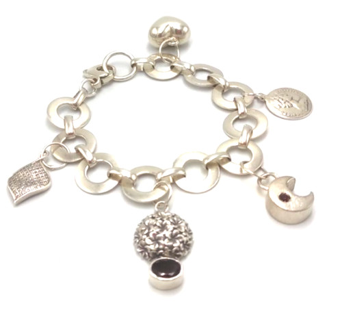 Bracciale maglia argento - bracciale, in
