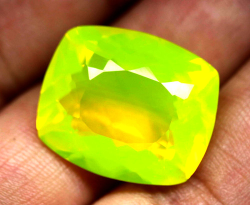 Opale fuoco giallo neon - di,